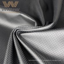 Automotive Interior Upholstery Best Quality Machinery Perforated Black Soft Pu Leather